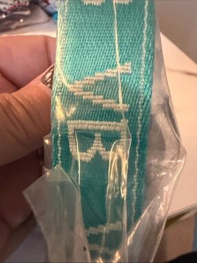 NWT Vera Bradley Teal Wide Lanyard